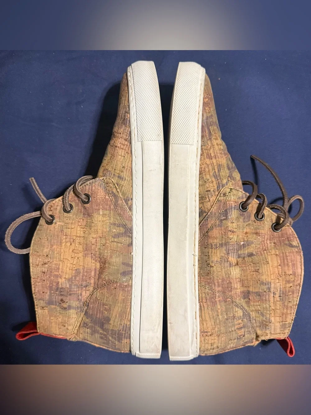 Del Toro Alto 312 Cork Chukka Sneakers Made in Italy Men’s 9